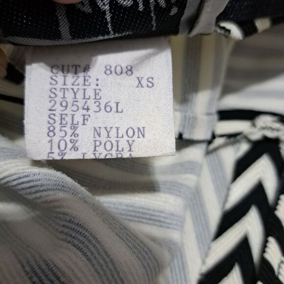 Vintage Tadashi Bodycon High Front Slit Y2K Classic Rib Knit Gothic Maxi Dres XS - Picture 7 of 14